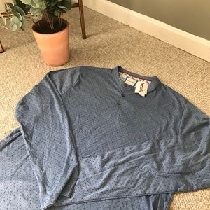 Men’s Blue Jersey Knit Top